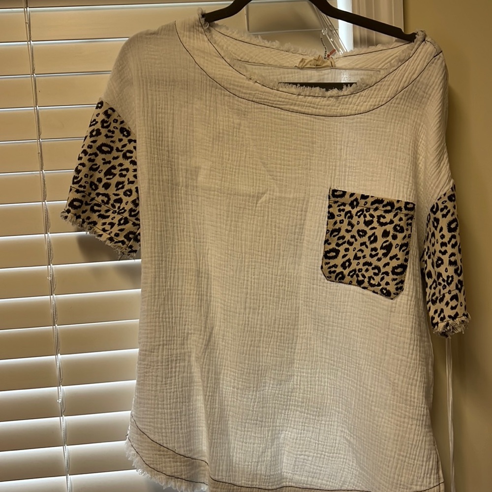 NWT gauze blouse